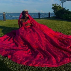 Custom made prom dress